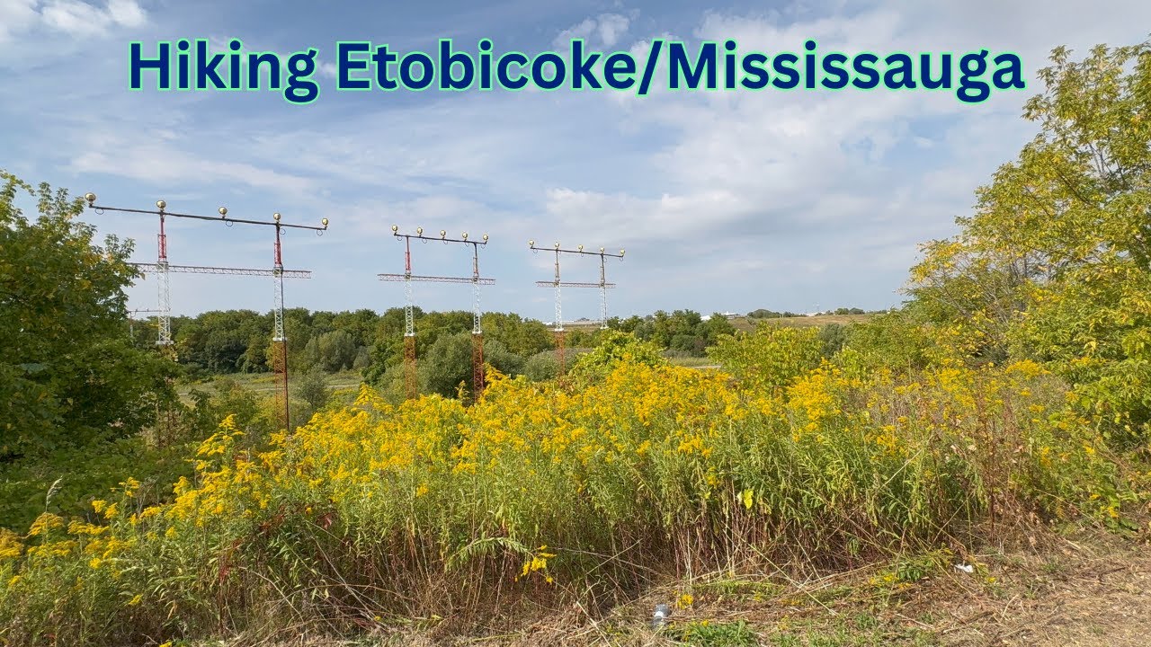 Hiking Etobicoke Creek Trail from Eglinton Avenue West to a Dead End just past 401