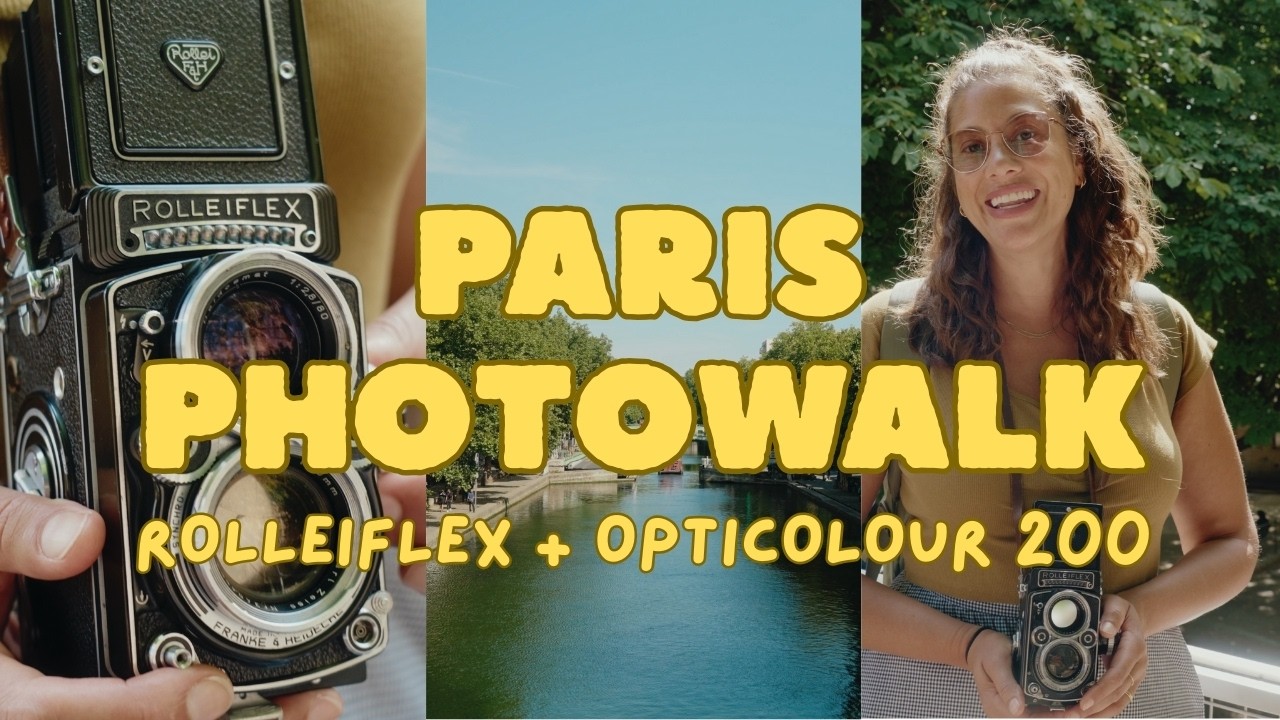 Paris Beyond the Tourist Spots: Exploring Canal Saint-Martin (Rolleiflex)