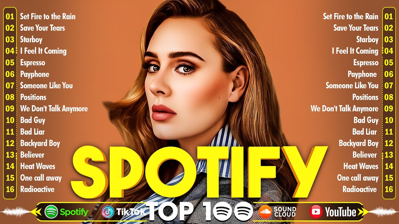 Spotify 🍑 Pop Songs 2026 🍆 Adele, Maroon 5, The Weeknd, Selena Gomez, Ed Sheeran, Justin Bieber