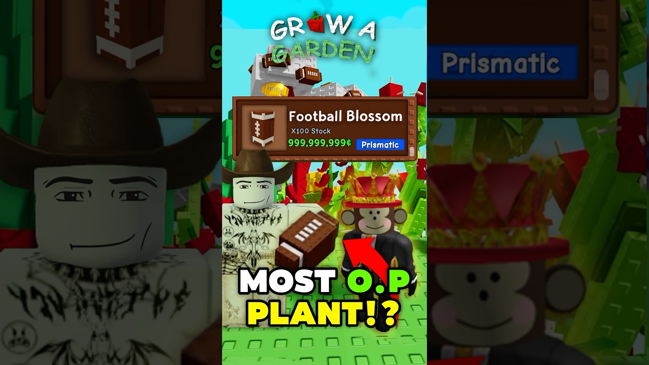 😱*СПЕШИТЕ* НОВЫЙ ФУТБОЛЬНЫЙ ЦВЕТОК?! (САМОЕ РАСТЕНИЕ) | Grow A Garden: ЗНАМЕНИТОСТЬ, ОБНОВЛЕНИЕ #...