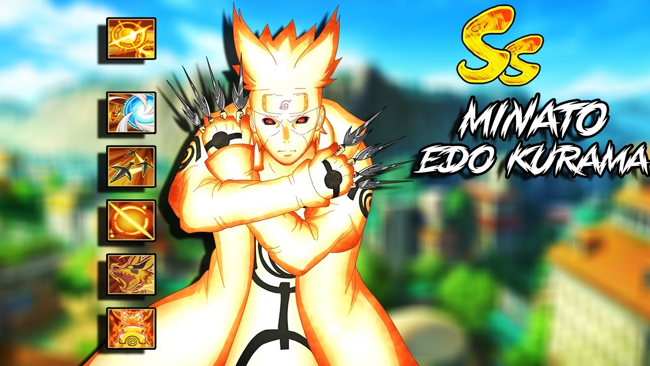 Naruto Online Mobile - Minato Edo Nine Tails Chakra Mode Gameplay
