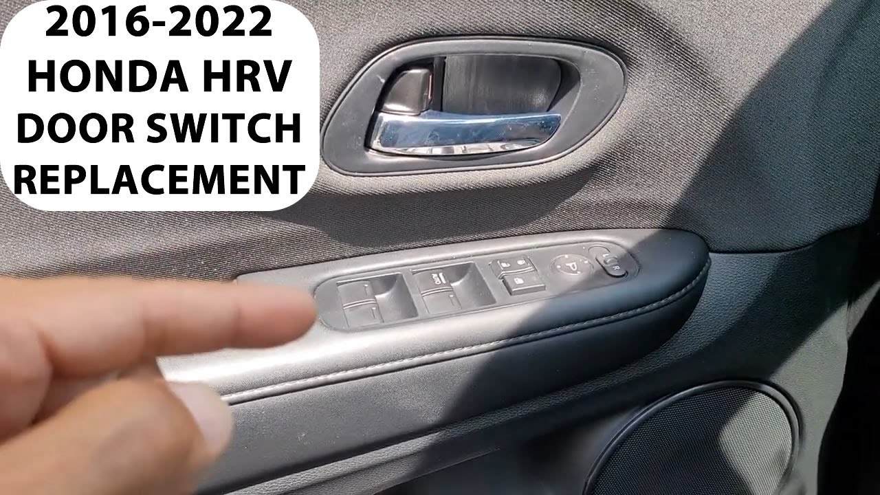 How To Remove/Replace 2016-2022 Honda HRV Driver/Master Window Switch.