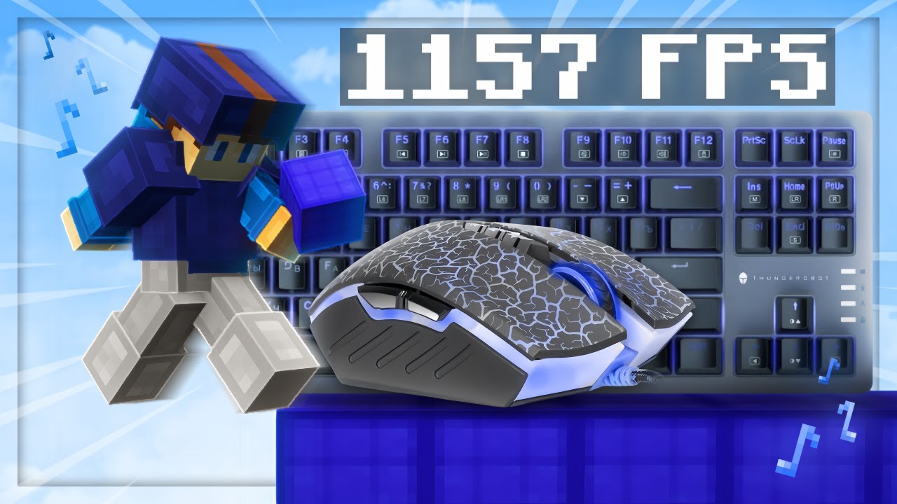 ASMR | Minecraft Duels and BedWars and sounds keyboard and mouse.