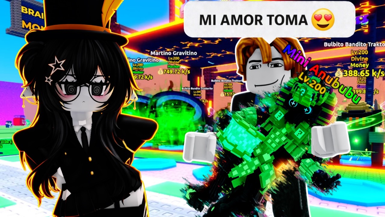 Me Hice Pasar Por Chica Y Me Regalaron Un Mega Brainrot- Tsunami For Brainrots