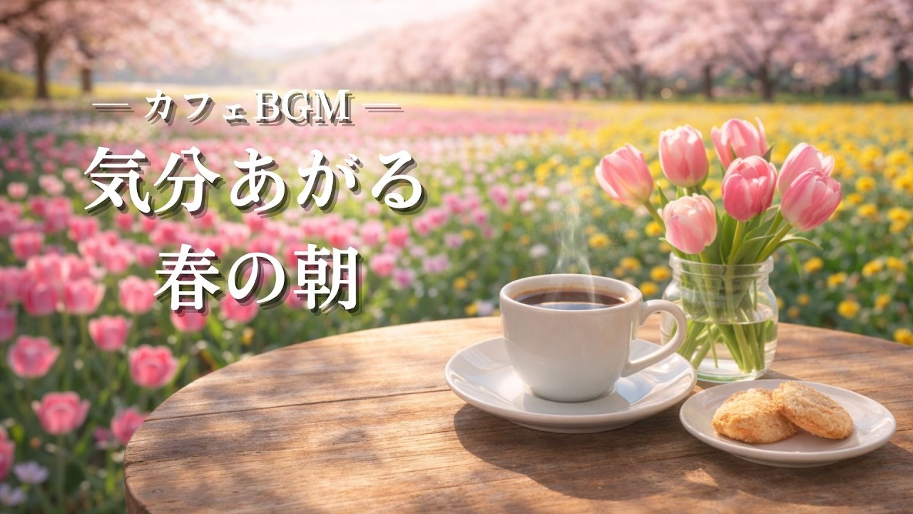 【カフェBGM】気分あがる春の朝ジャズ | Uplifting Spring Morning Café Jazz