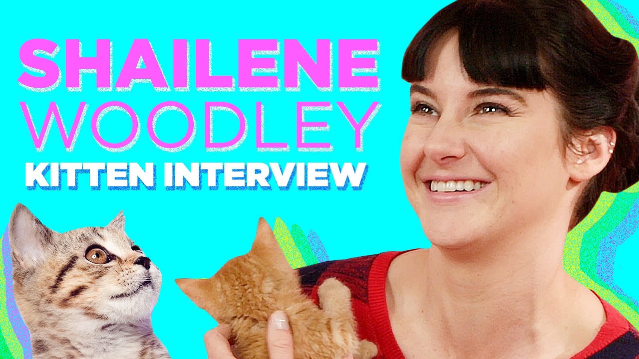Shailene Woodley Plays With Kittens (While Answering Fan Questions)