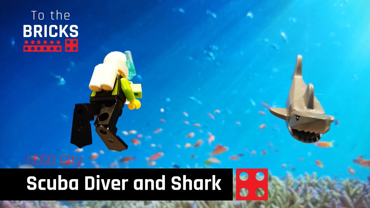 LEGO City Scuba Diver and Shark #952019 - unpacking