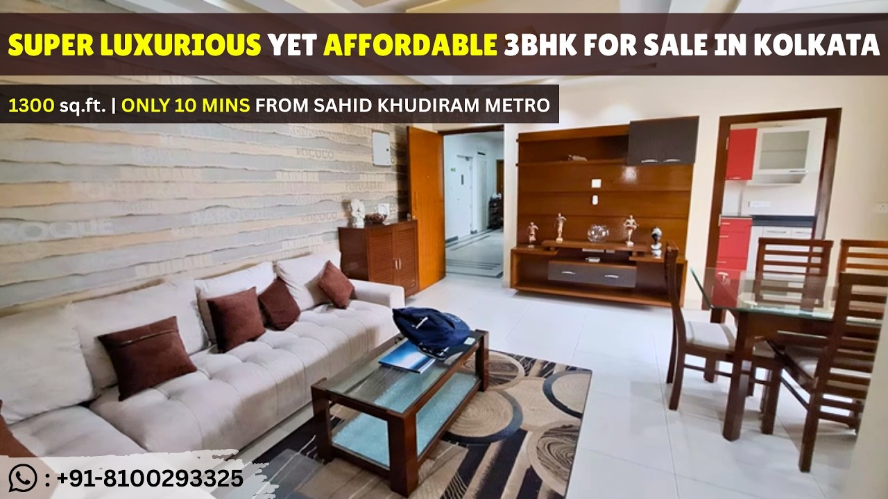 SUPER LUXURIOUS YET AFFORDABLE 3BHK FOR SALE IN KOLKATA |📞8100293325 | #mgglobalkolkata #mgglobal