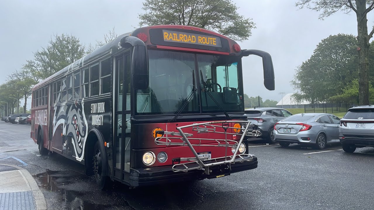 2022 Thomas HDX Shuttle Bus Ride Along - Stony Brook Bus 52