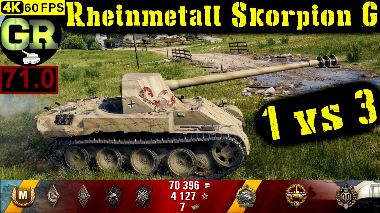 71_World of Tanks Rheinmetall Skorpion G WoT Replay - 8 Kills 4K DMG(Patch 1.5.0)