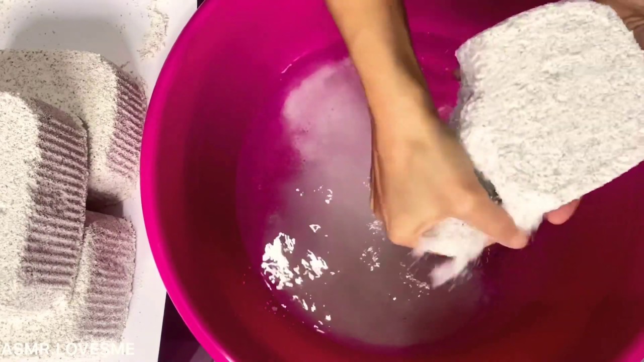 Gritty White Sand Crushed into water