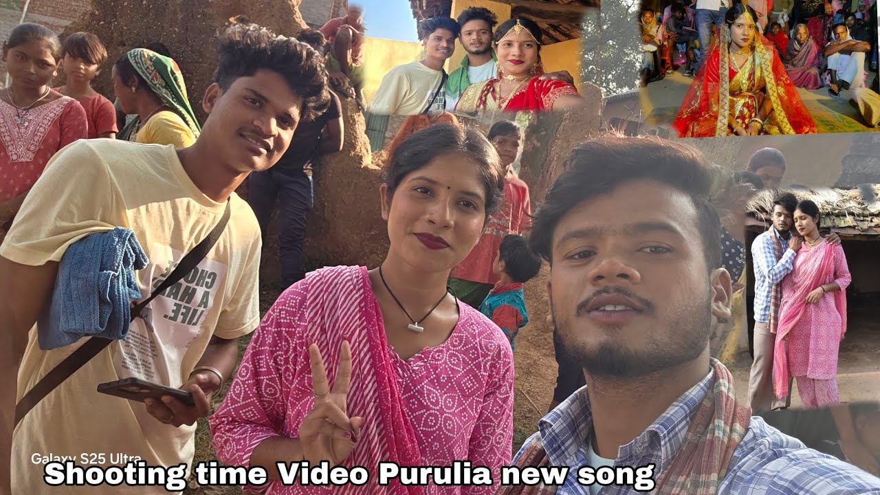 Lal Saree | লাল শাড়ী | Shooting time Video Purulia new Sonali Mahata & Prakash 