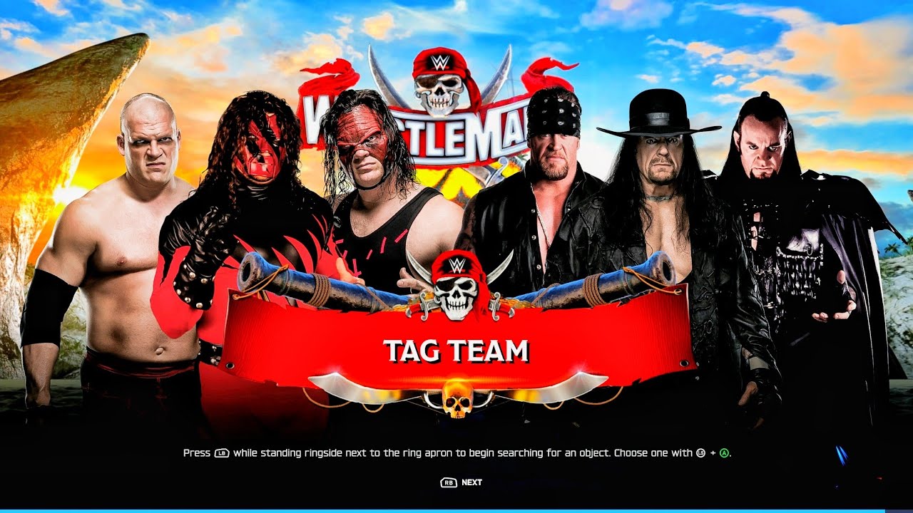 Team Kane Vs Team Undertaker - Tag Team Elimination Match | WWE 2k26