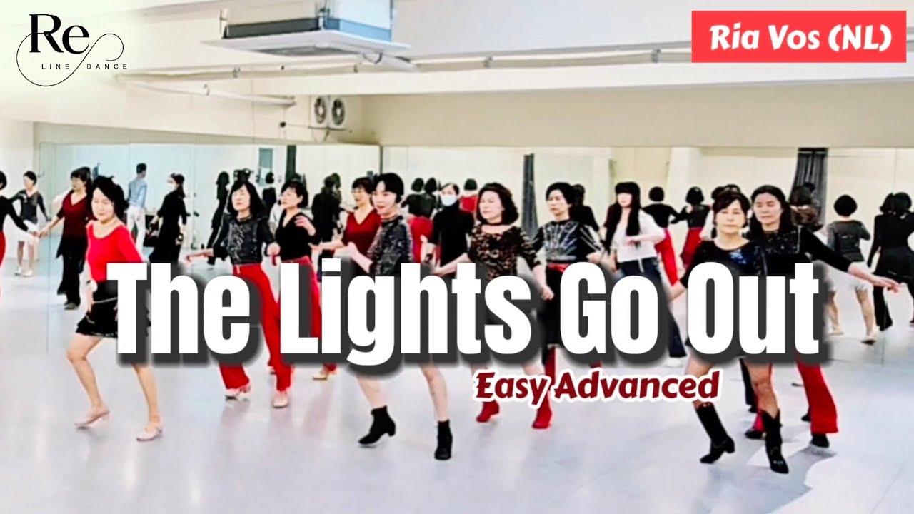The Lights Go Out Line Dance || Ria Vos (NL) || Easy Advanced || 토요 고급반 1시 