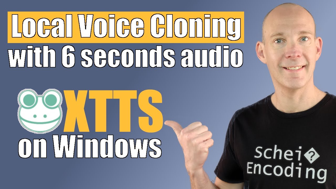 Локальное клонирование голоса с 6-секундным аудио | Coqui XTTS на Windows