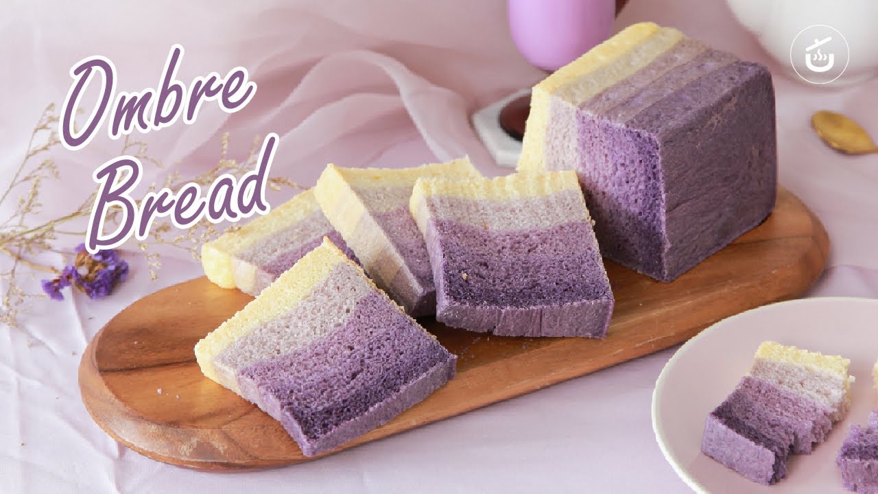 Ombre Bread ขนมปังไล่เฉดสีแสนละมุน | Video & Recipe