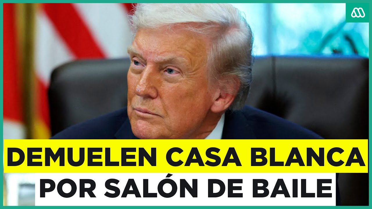 Por mandato de Trump: Inicia demolición del ala este de la Casa Blanca para construir salón de baile