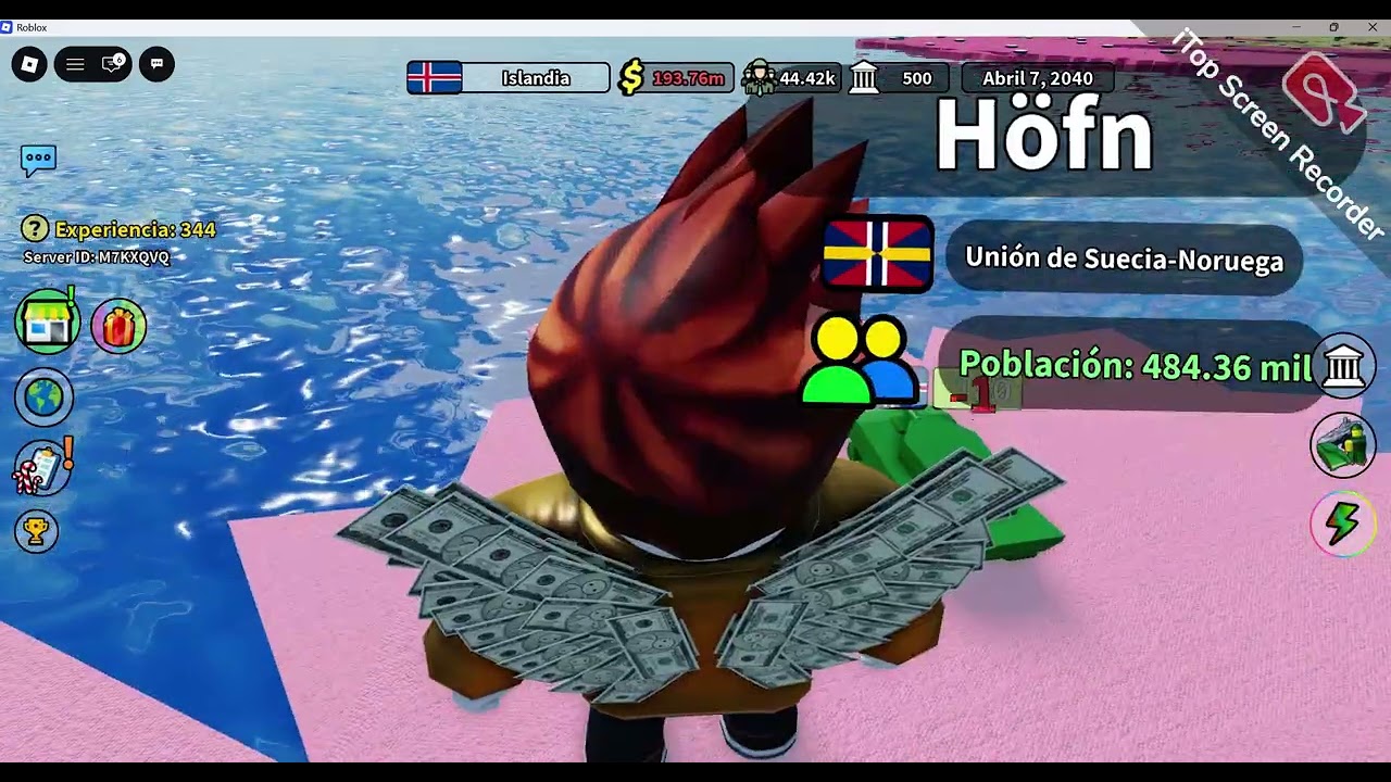 Jugando a la guerr... de europa en roblox
