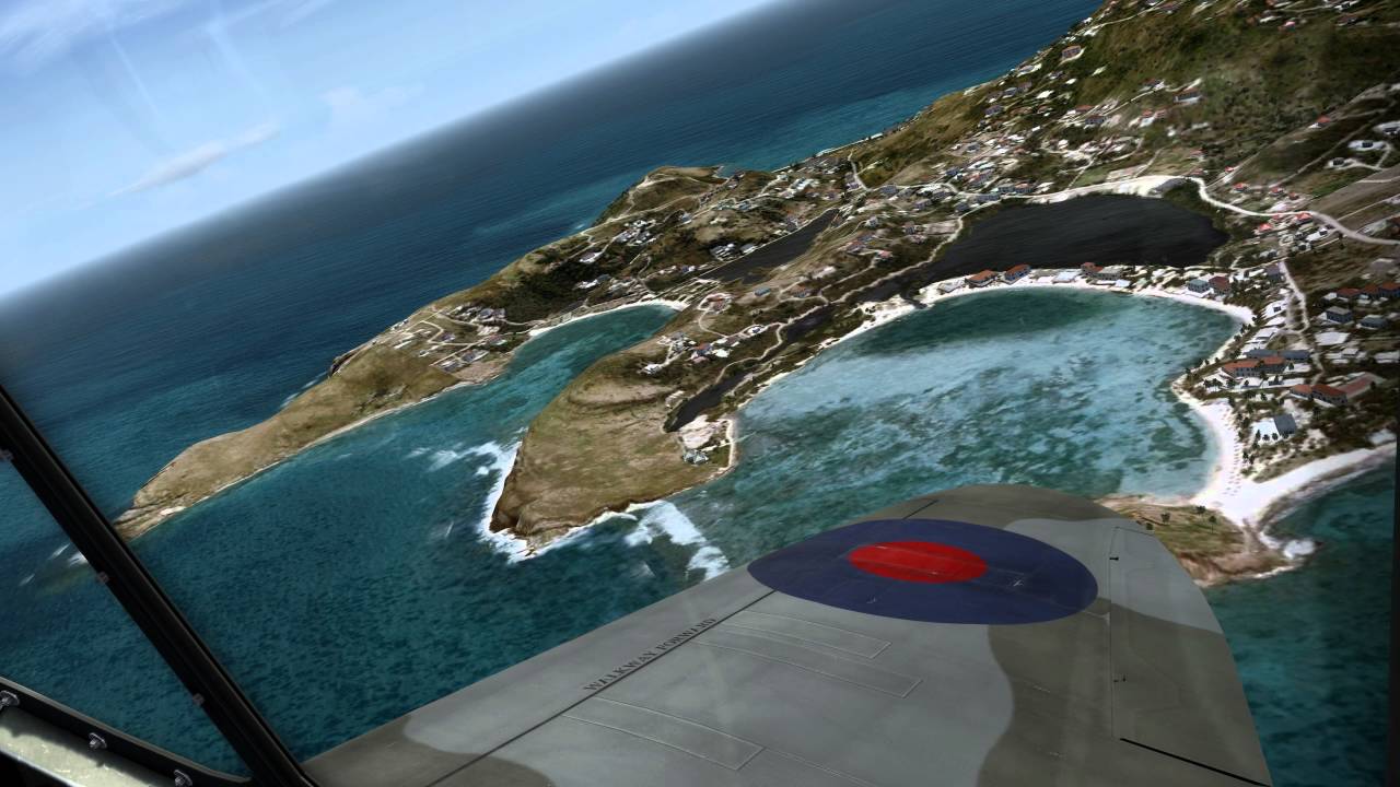 A2A Spitfire at St Barts (4k)