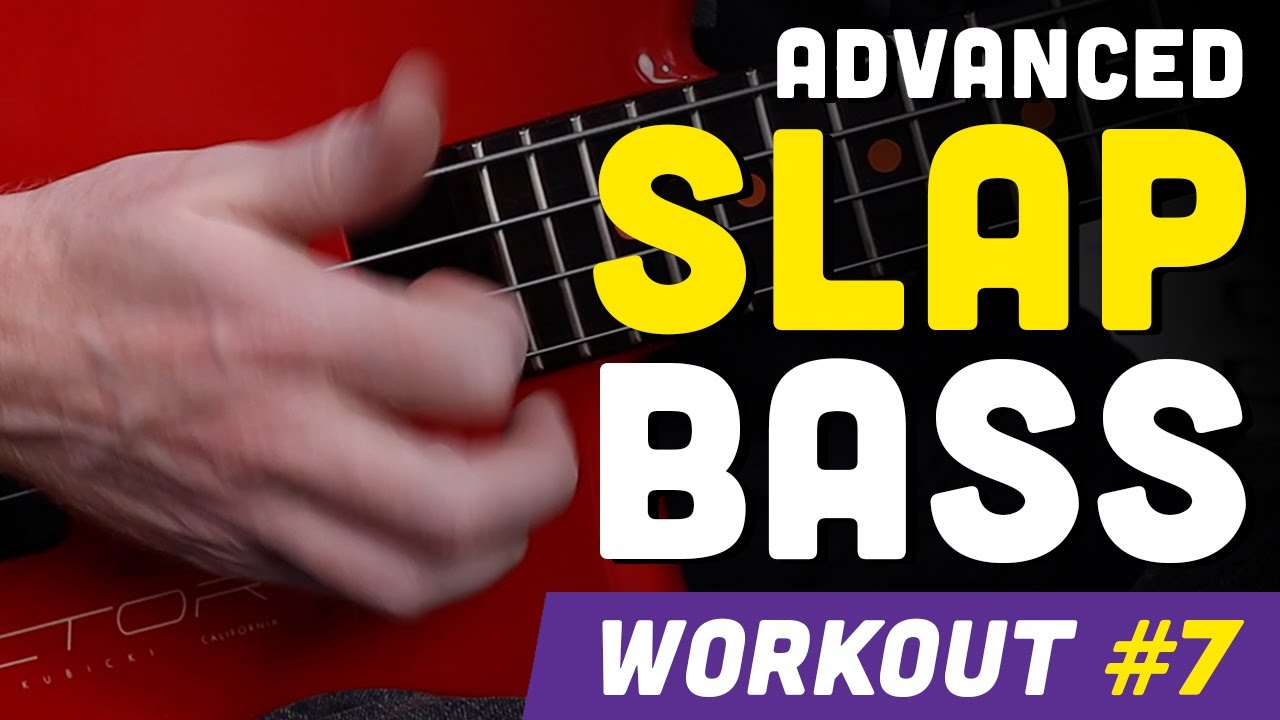 🎸 Advanced Slap Bass Workout #7 (Stuart Hamm style)!🔥