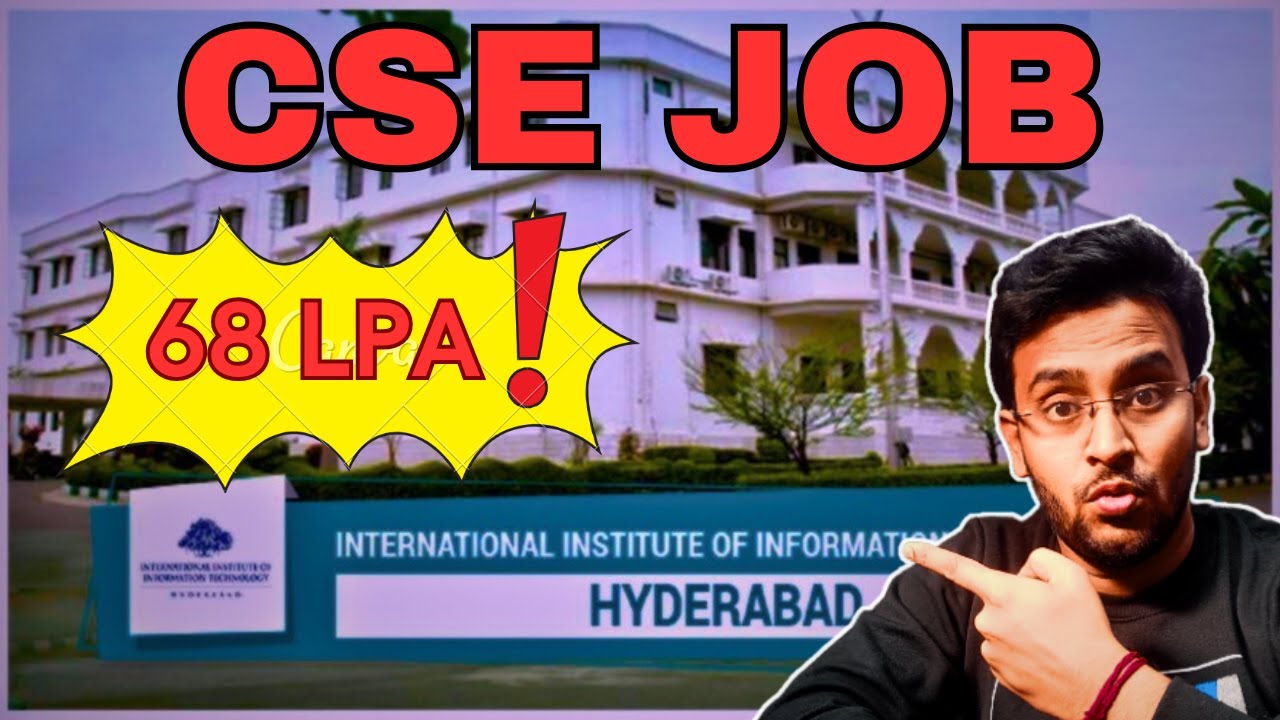 IIIT Hyderabad  CSE Placements Statistics (2024) | BTech & MTech | 🏢 Companies | 💰 Salaries | Stats