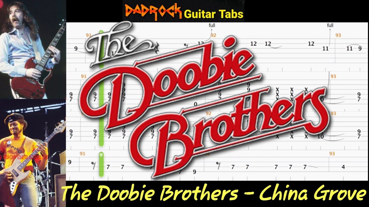 China Grove - The Doobie Brothers - Guitar + Bass TABS Lesson