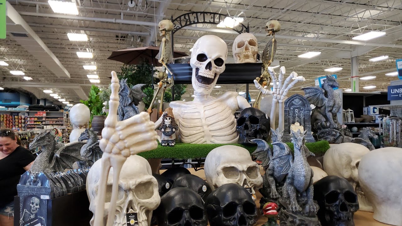 At Home Halloween 🎃 2024 Spooky Decor & Scary Decorations / Shop With Me Walkthrough Vlog Tour Video