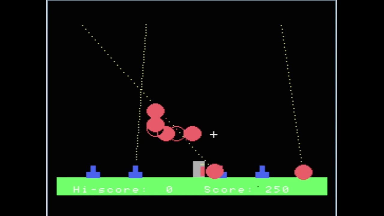 MSX Typed in game Defend from the magazine Big K
