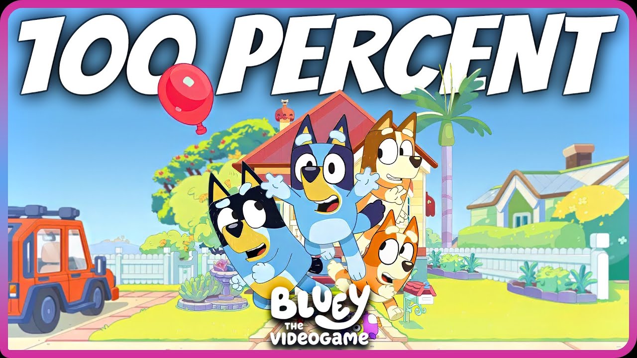 Bluey the videogame - 100% complete game (all achievements/all collectibles)
