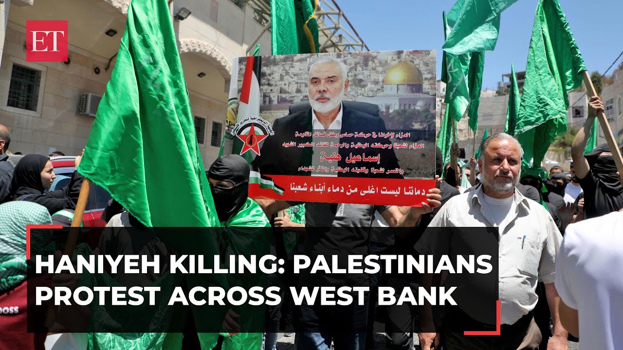 Ismail Haniyeh killing: Palestinians protest across West Bank over the assassination of Hamas chief