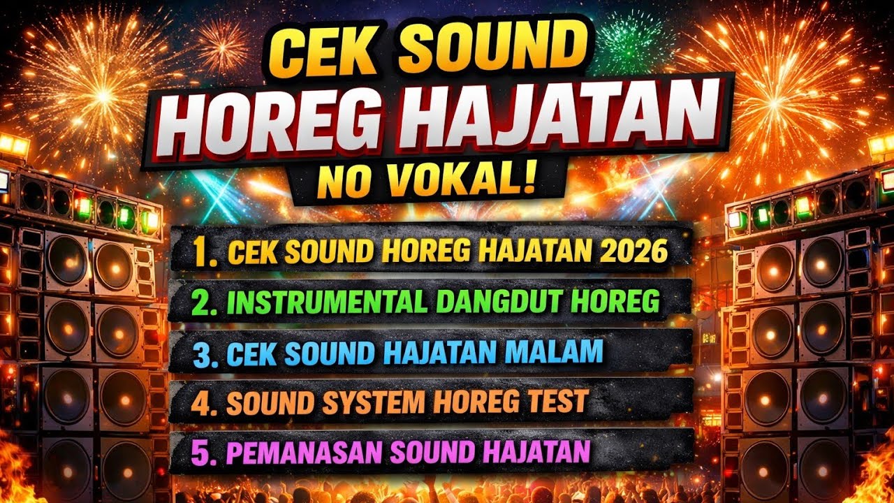 CEK SOUND DANGDUT KOPLO HOREG 🔊 BASS NGEDROP | SUB GILA GUNCANG LAPANGAN