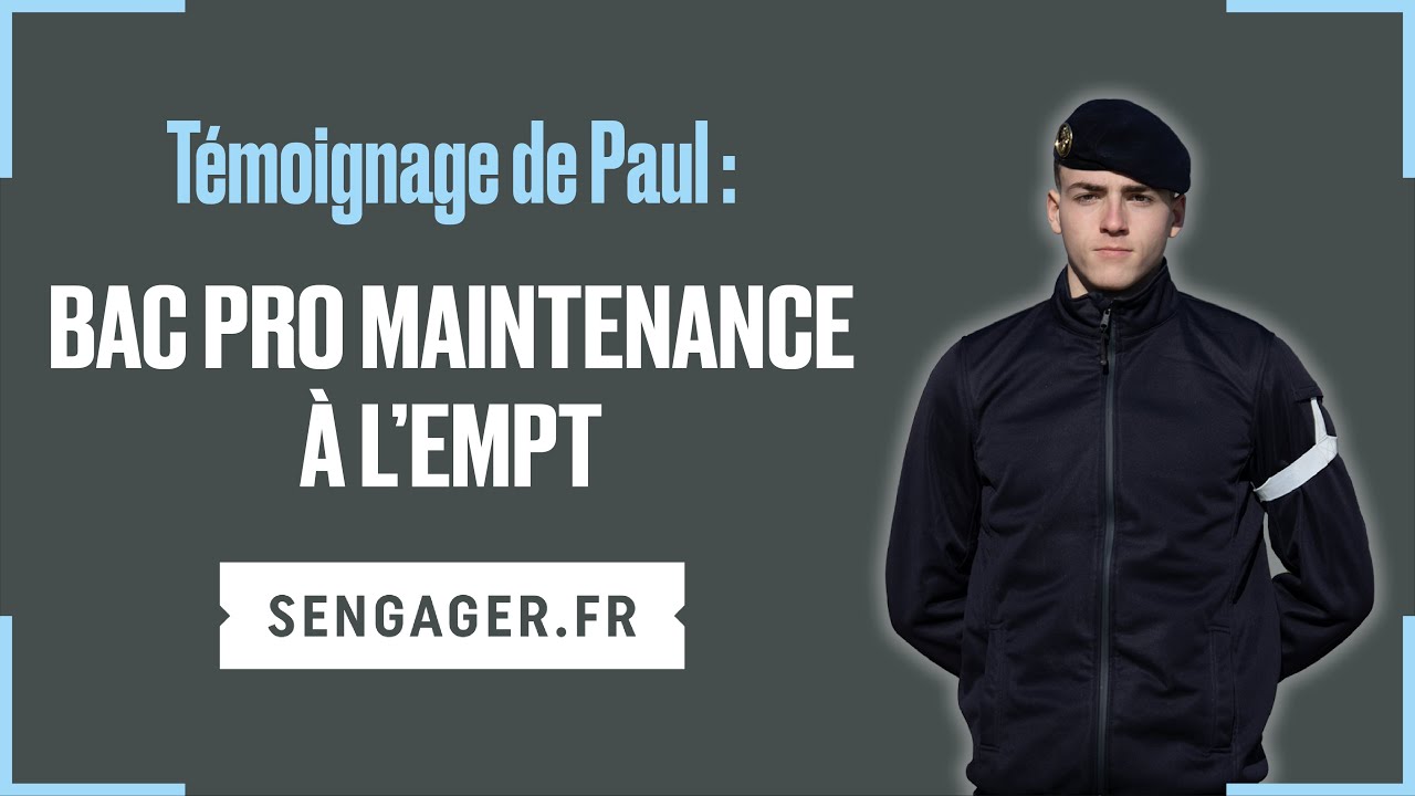 Paul, élève à l'EMPT