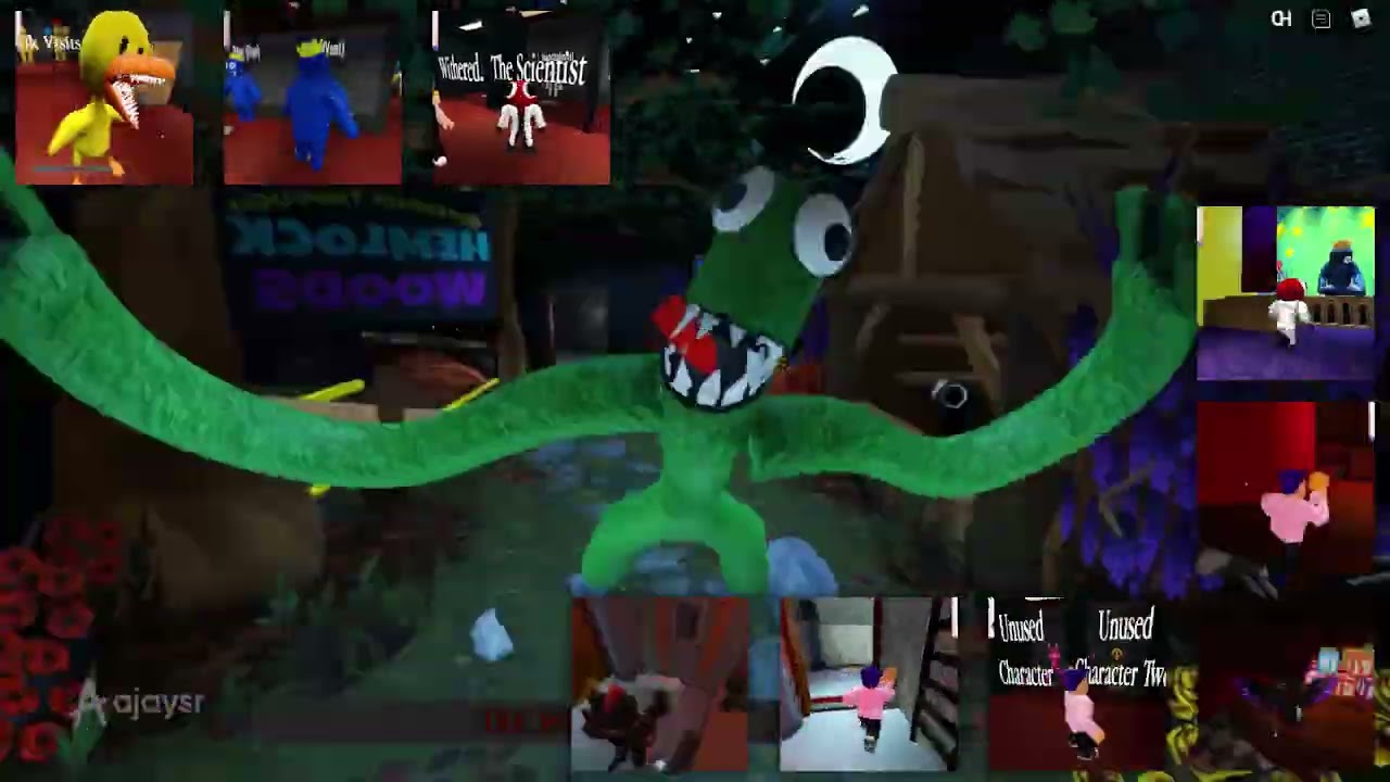 ROBLOX RAINBOW FRIENDS RP All Jumpscares [Sparta Hyper SEE Remix]