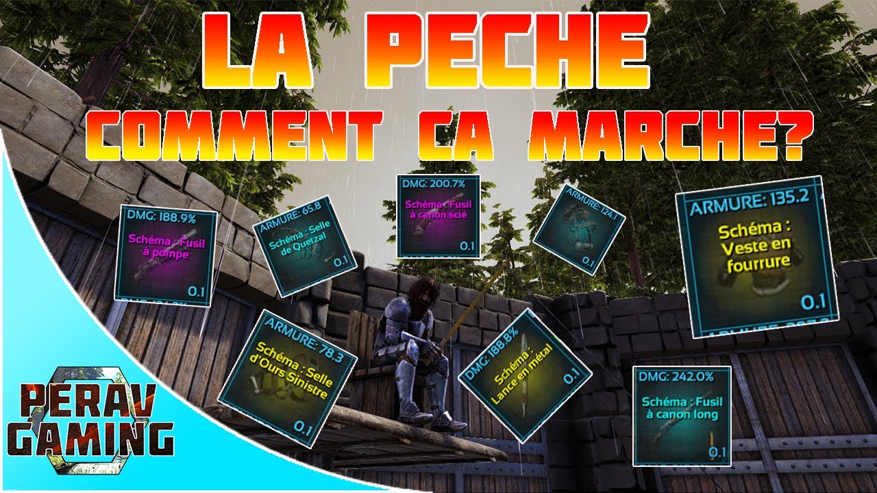 (ARK)(TUTO) COMMENT AVOIR DES SCHEMAS AVEC LA PECHE SUR ARK