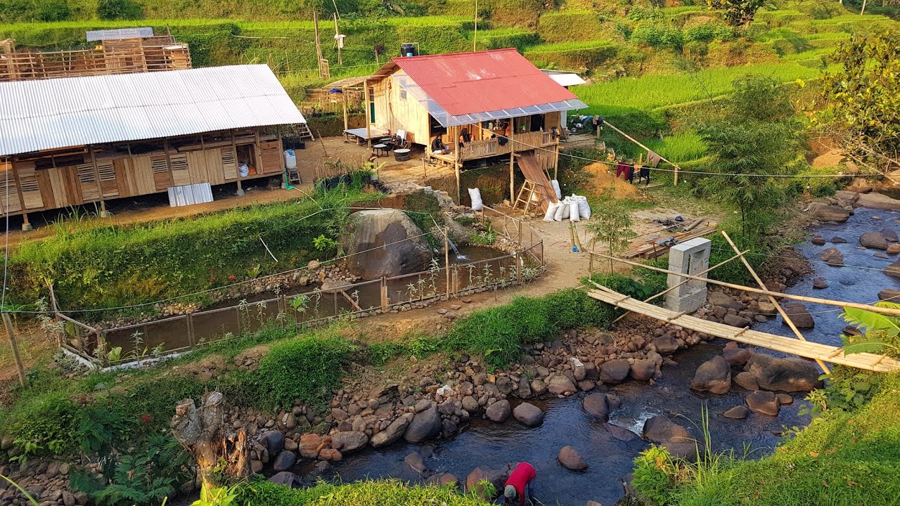 Rumah idaman Yg Sederhana & Bikin Jatuh Cinta😍  Alami Cantik & Sejuk,  Air nya Jernih & Subur
