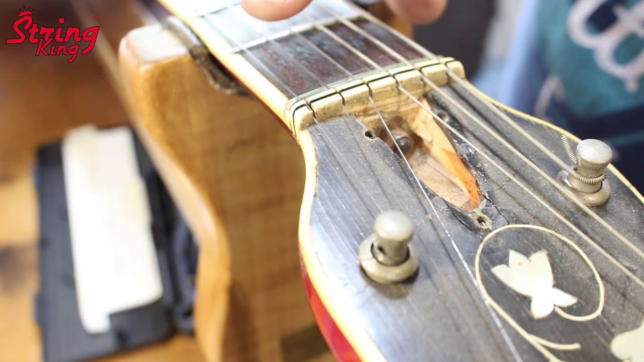 1962 Hofner Verythin Refurbishment (2): Truss Rod Adjustment