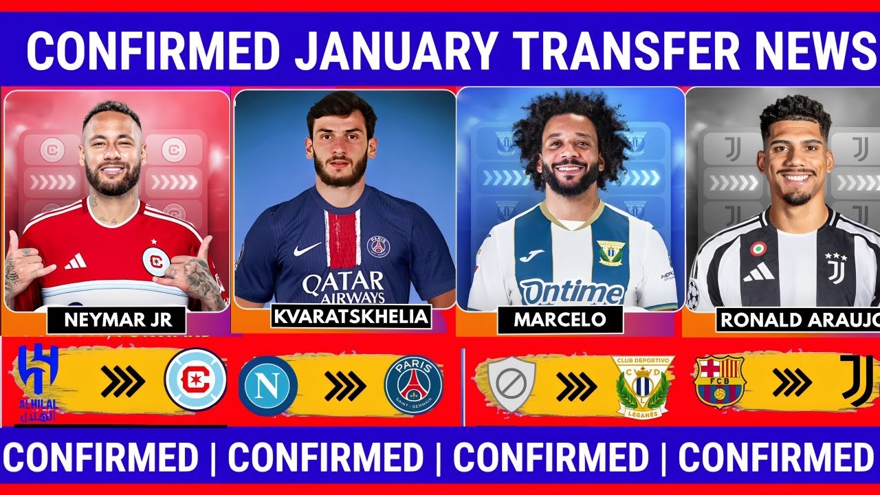 🚨THE LATEST CONFIRMED TRANSFER NEWS AND RUMOURS TRANSFERS 2024| NEYMAR, KVARATSKHELIA, MARCELO 🚨
