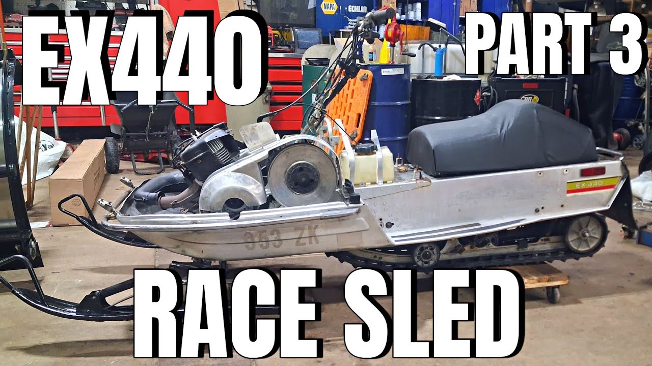 Yamaha Exciter "RACE SLED" - Vintage Snocross Build Pt. 3