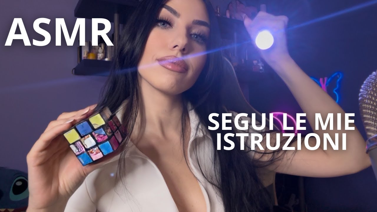 ASMR - SEGUI LE MIE ISTRUZIONI PER DORMIRE CON TEST INTUITIVO