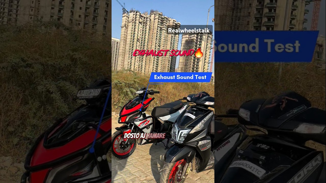 😱New TVS Ntorq 150 🔥Vs Ntorq 125 Exhaust sound comparison 