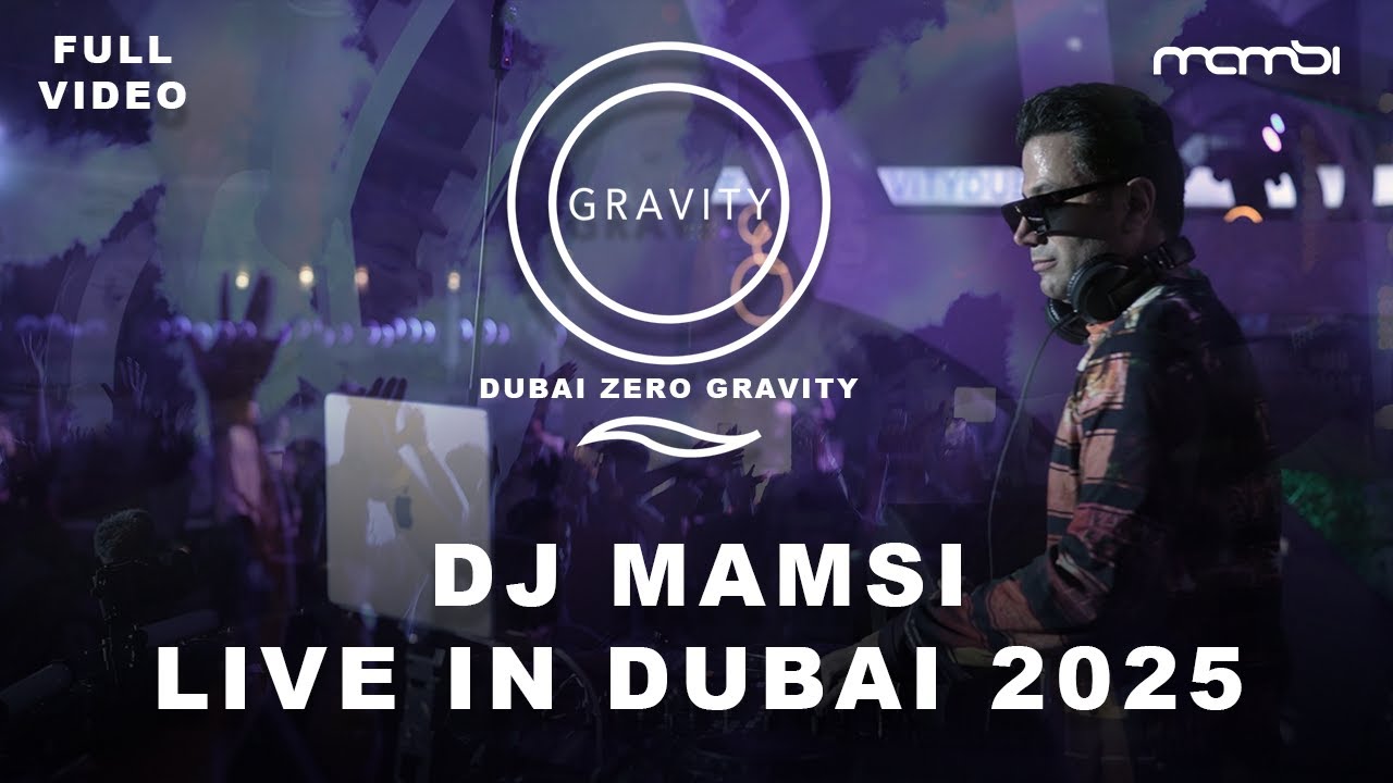 🔥 DJ Mamsi Live in Dubai 2025 🎧 | Zero Gravity Party Vibes ✨ Persian & International Hits 4K🌍#music 