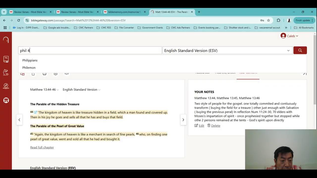 Live Stream Bible Commentary: Integrating Contemplative & Discursive Prayer  #2024-100