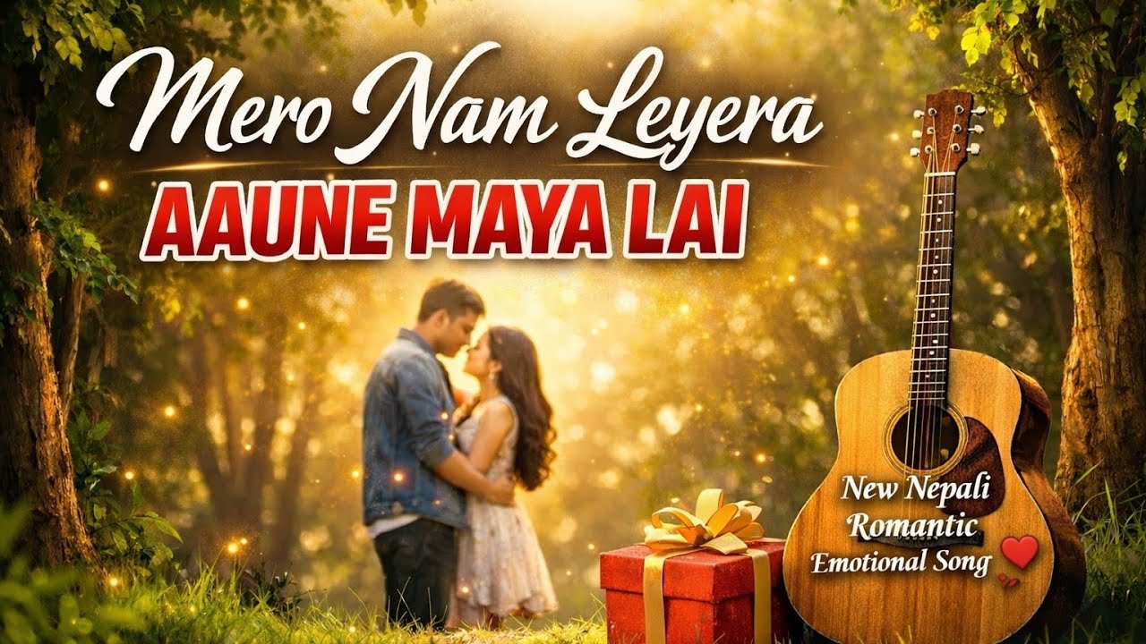 Mero Nam Leyera Aaune Maya Lai ❤️ | New Nepali Romantic Emotional Song 2026 | AI Love Song