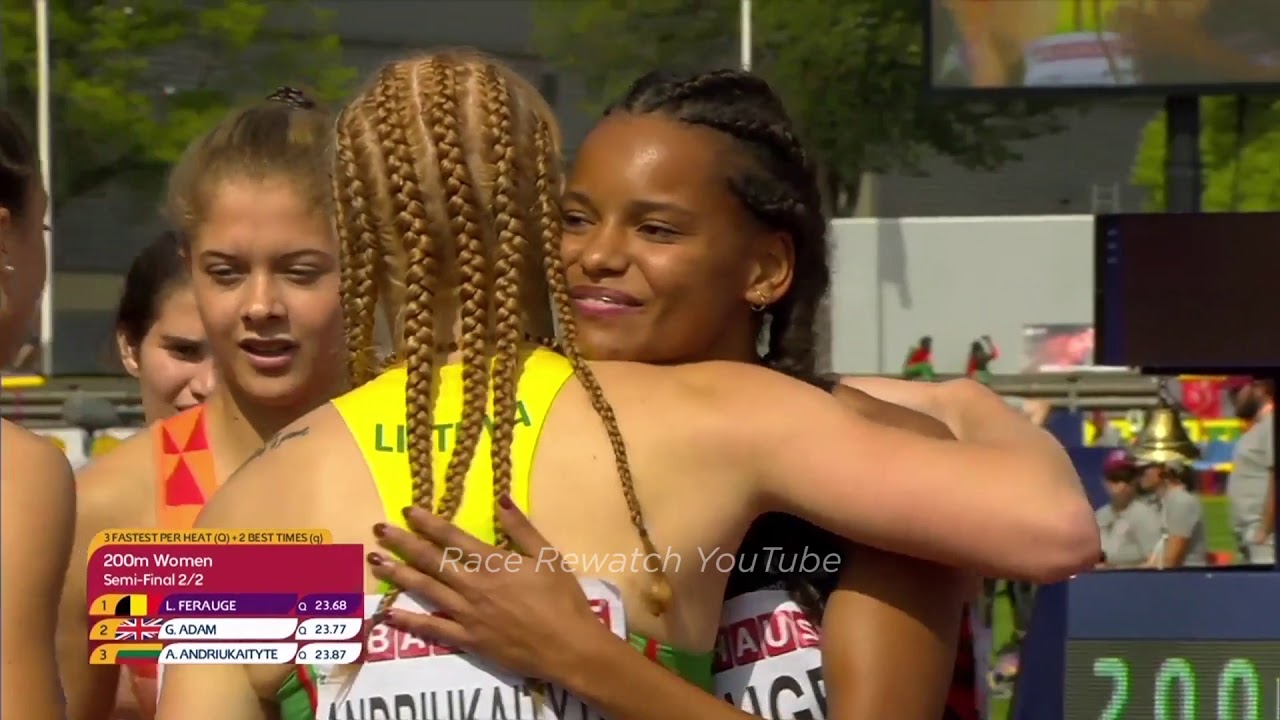 EC U20: 200m women S-F 2 // Bor&aring;s 2019
