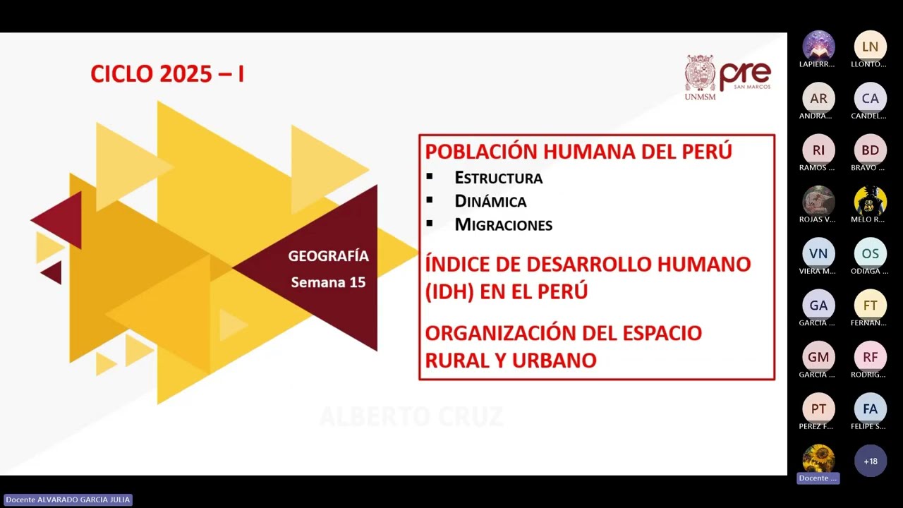 Geografía/Cívica - Semana 15 - Pre San Marcos Ciclo 2025-I (Nuevo Ciclo)