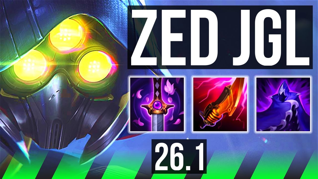 ZED vs JARVAN IV (JGL) | 61K damage, 6k gold comeback | EUW Master | 26.1