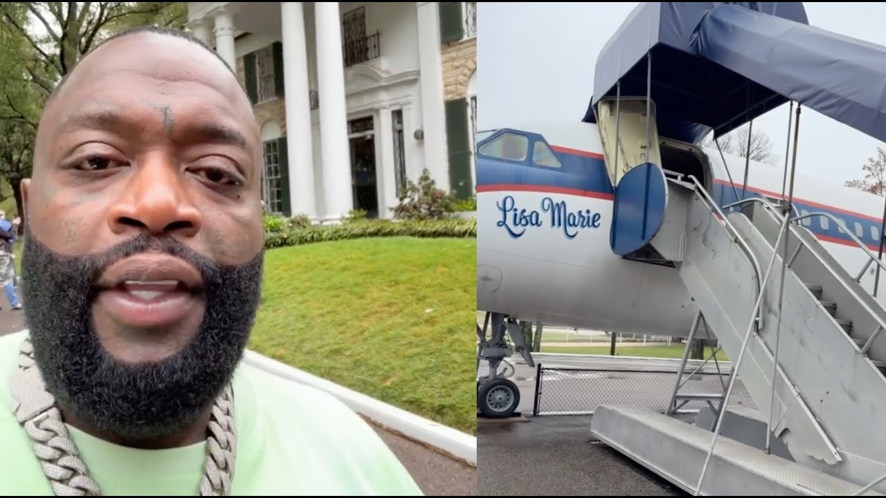 Rick Ross Takes An Inside Tour Of Elvis Presley’s Graceland Mansion