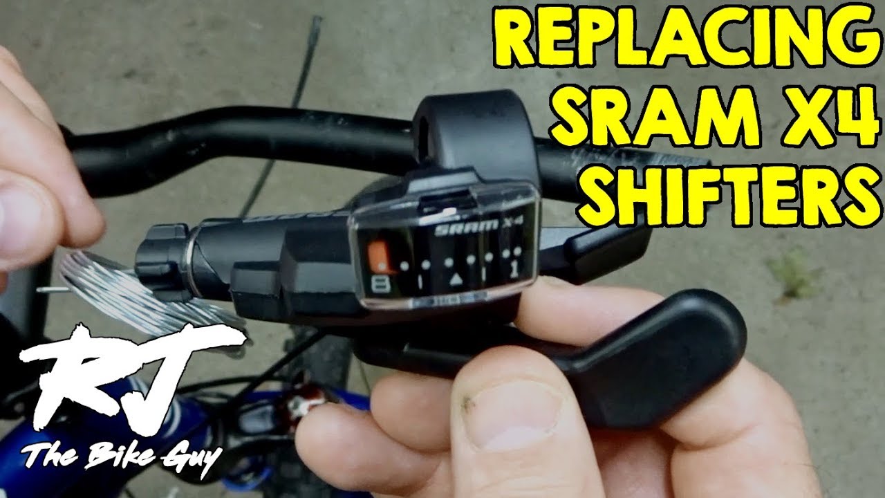 Replacing SRAM X4 Shifters & Cables On Cannondale F7 Mountain Bike