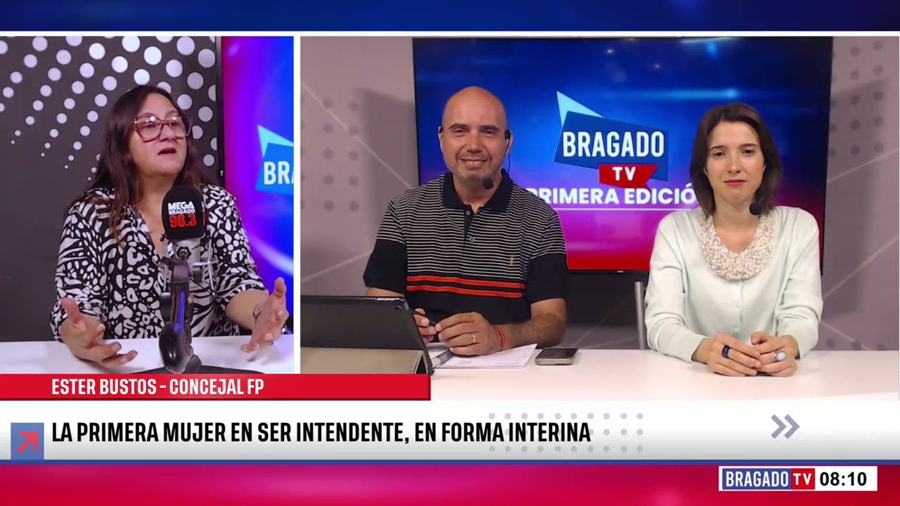 ESTER BUSTOS - CONCEJAL FP - LA PRIMERA MUJER EN SER INTENDENTE, EN FORMA INTERINA