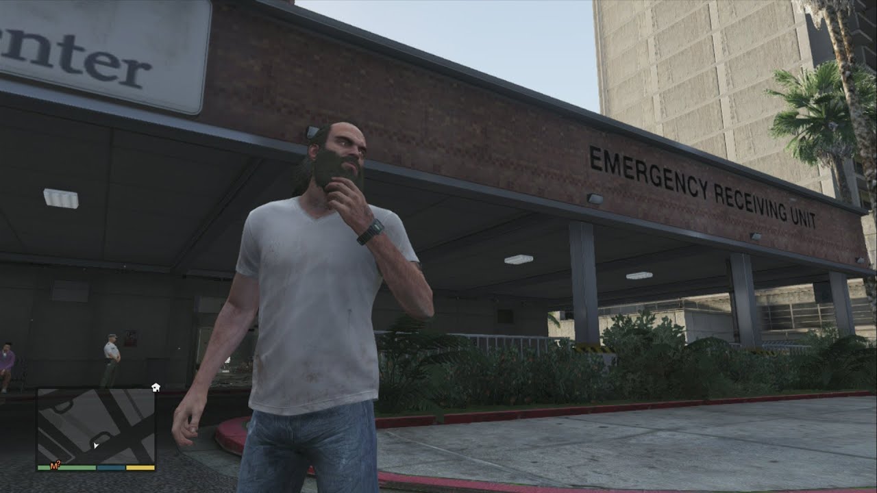 GTA V Hospital destruido explorando mapa #GTA 5